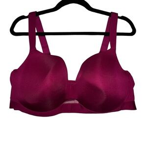Cacique Bra 44DD Fuschia Comfort Bliss Lightly Lined Wire Medium Coverage